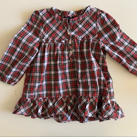 Chaps Holiday Plaid Dress 🎄✨ - Picture 3 of 5